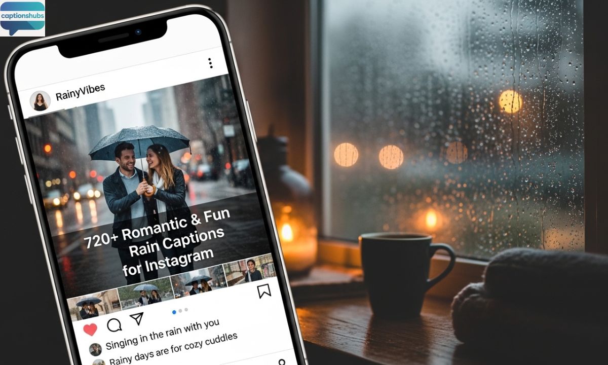 720+ Romantic & Fun Rain Captions for Instagram