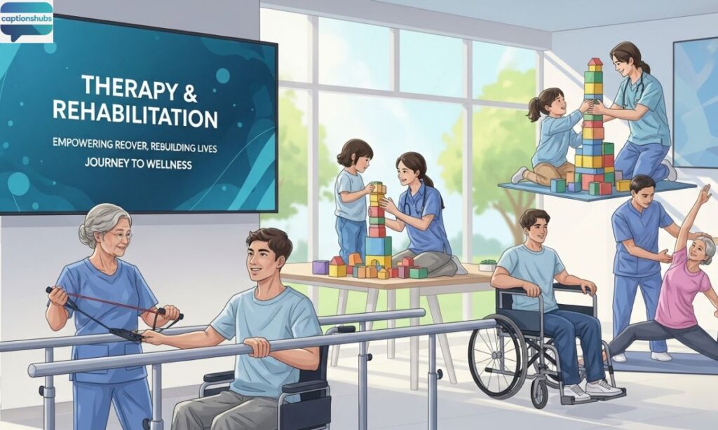 Therapy & Rehabilitation Captions